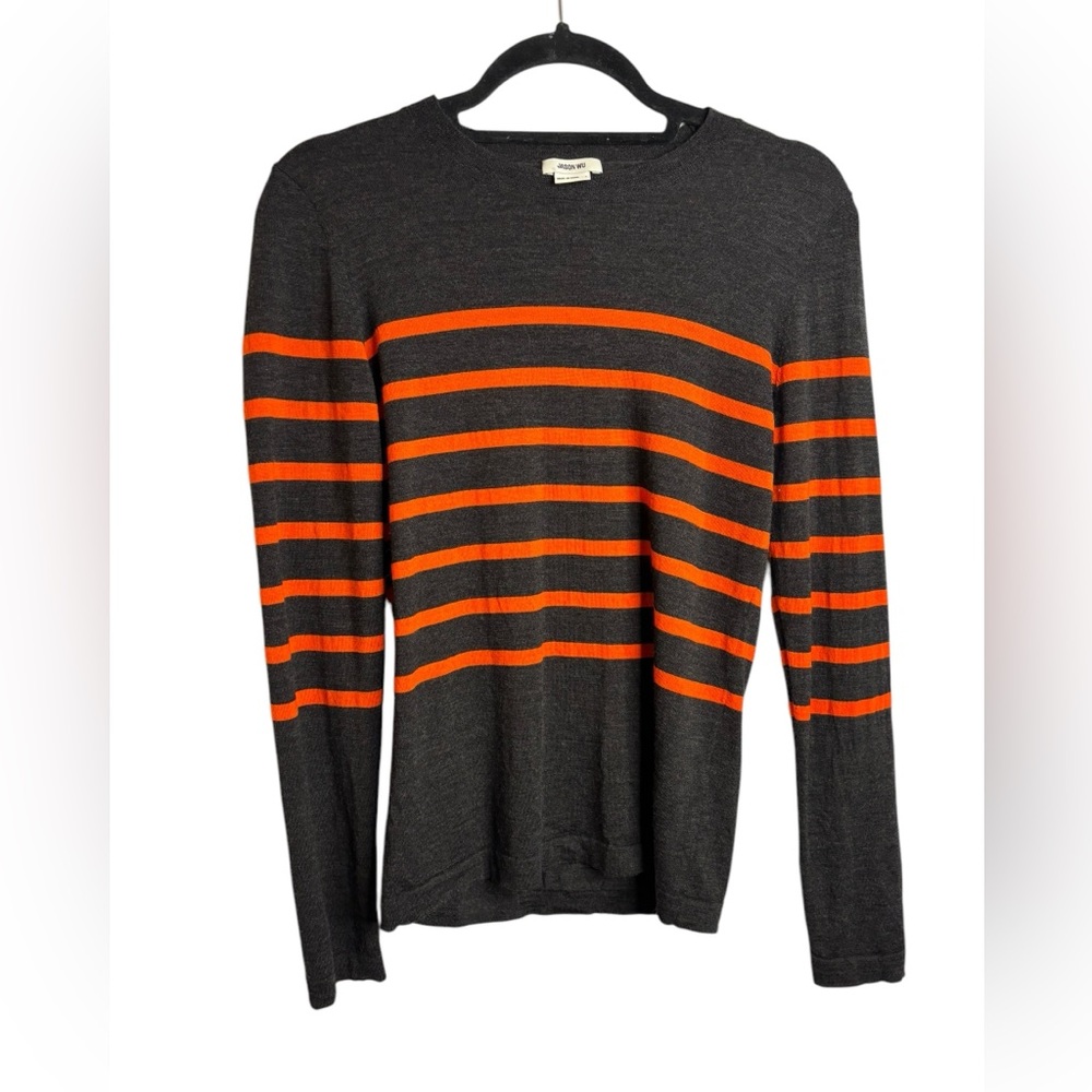 Jason Wu Wool Striped Sweatshirt Size Large